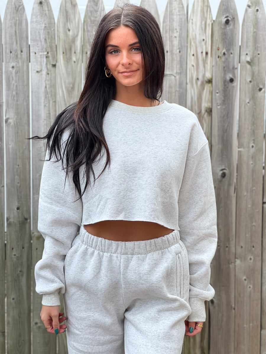 Cropped Fleece Sweatshirt IslandGypsy